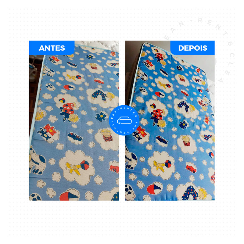 Combo de Limpeza: Sofá + 6 Cadeiras + 1 Colchão Casal + 1 Colchão de Solteiro