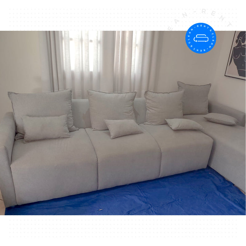 Combo de Limpeza: Sofá + 6 Cadeiras + 1 Colchão Casal + 1 Colchão de Solteiro